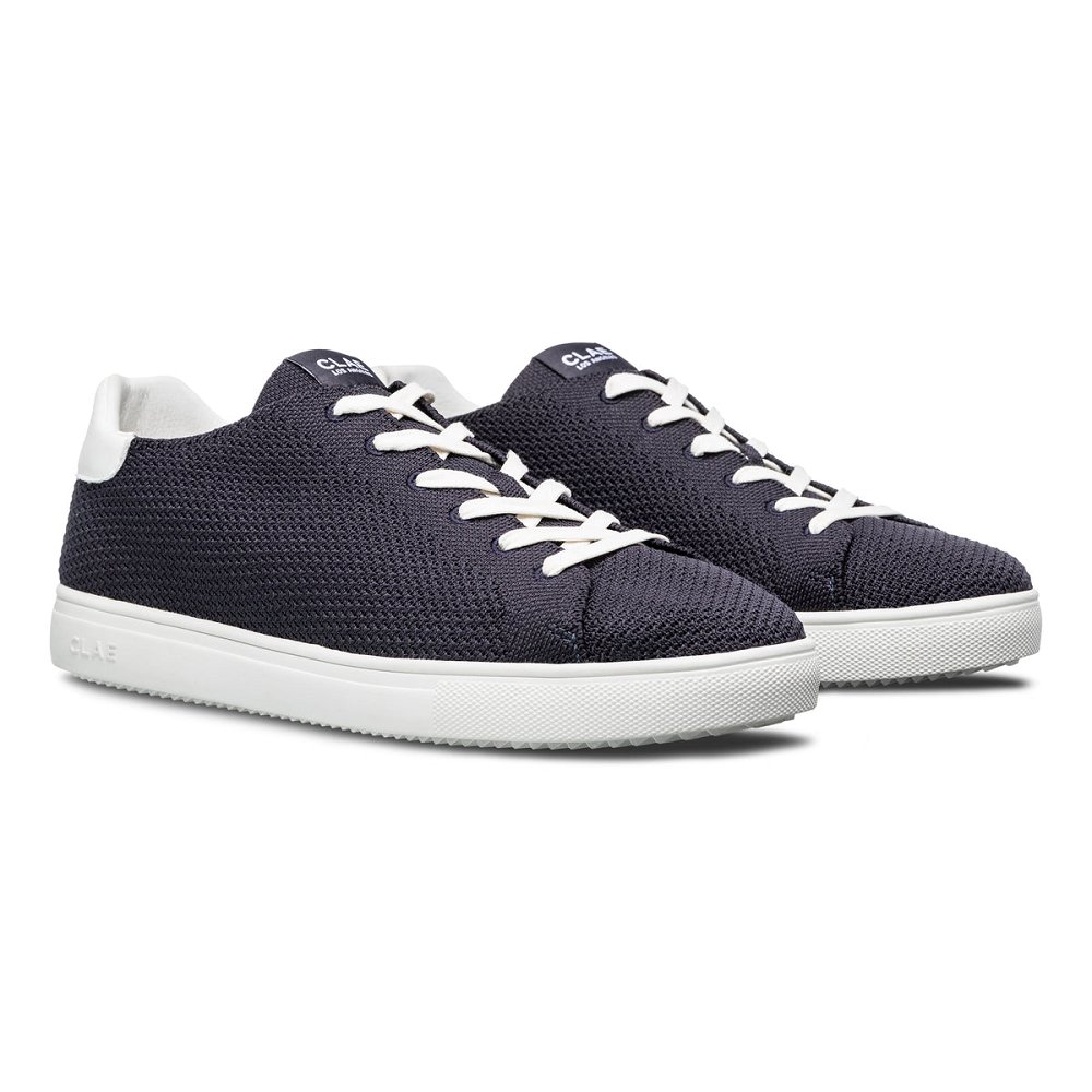 CLAE BRADLEY KNIT Shoes Womens USA637-B01 In Navy White